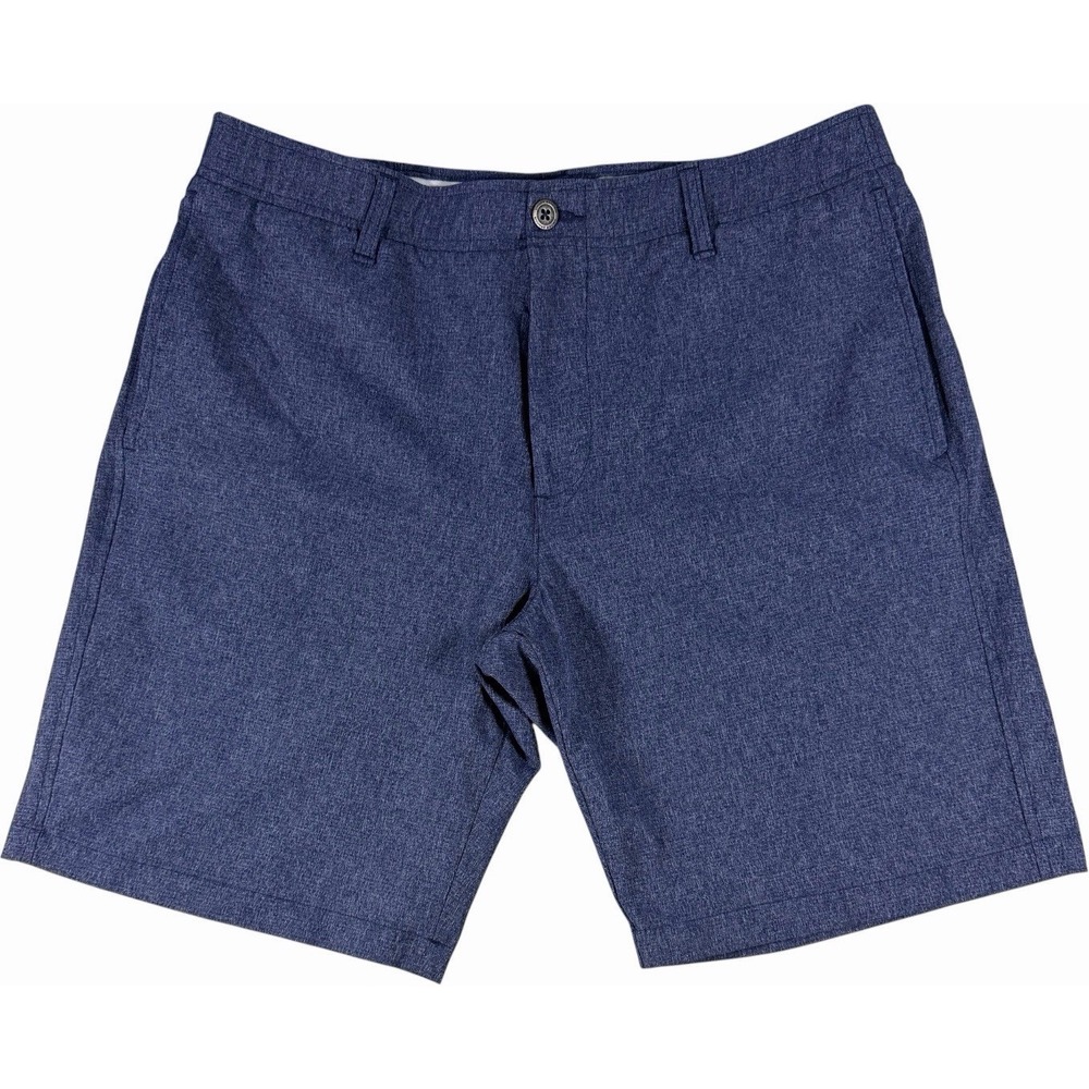 Under Armour Performance Golf Shorts Men's Size 36 Blue Heathered Stretch